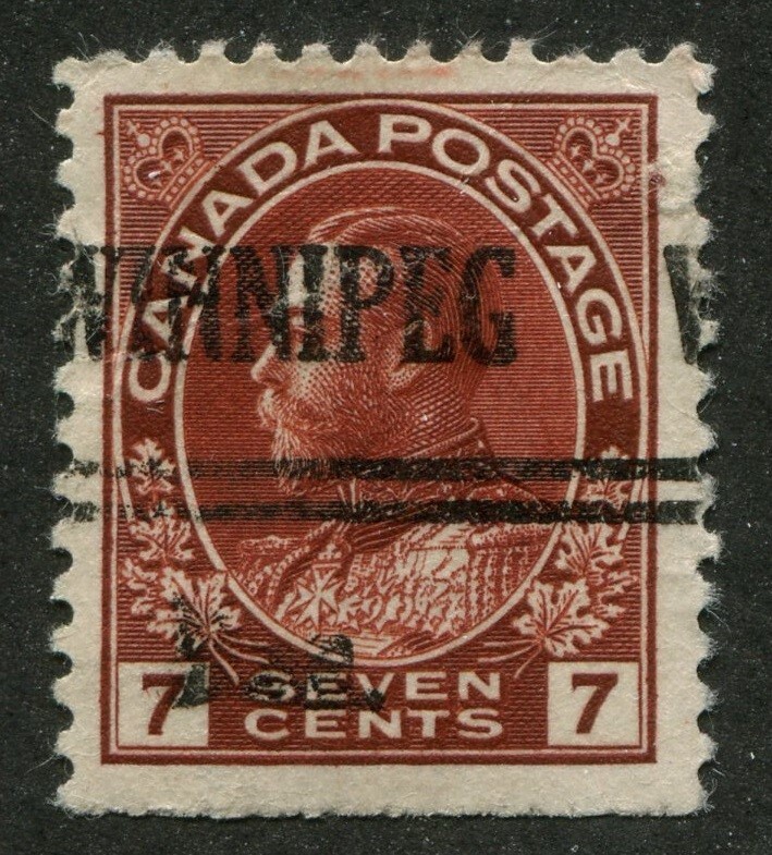 Canada Precancel "WINNIPEG" 5-114