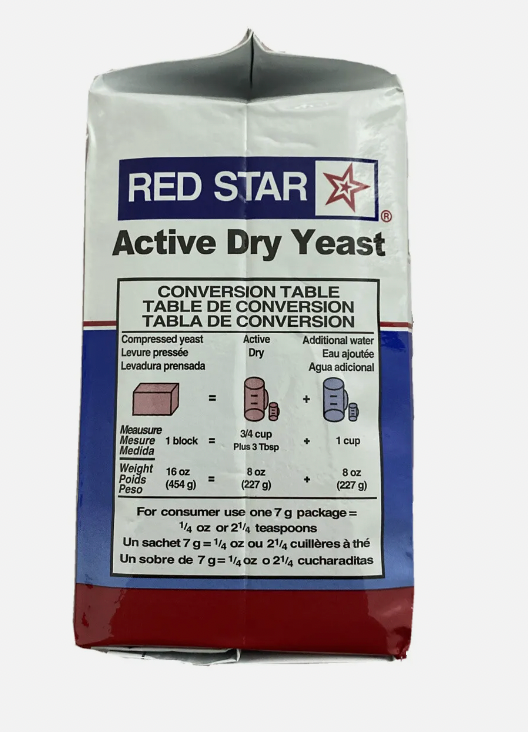 Red Star Active Dry Yeast- (2 lbs / 32oz) 2PACK