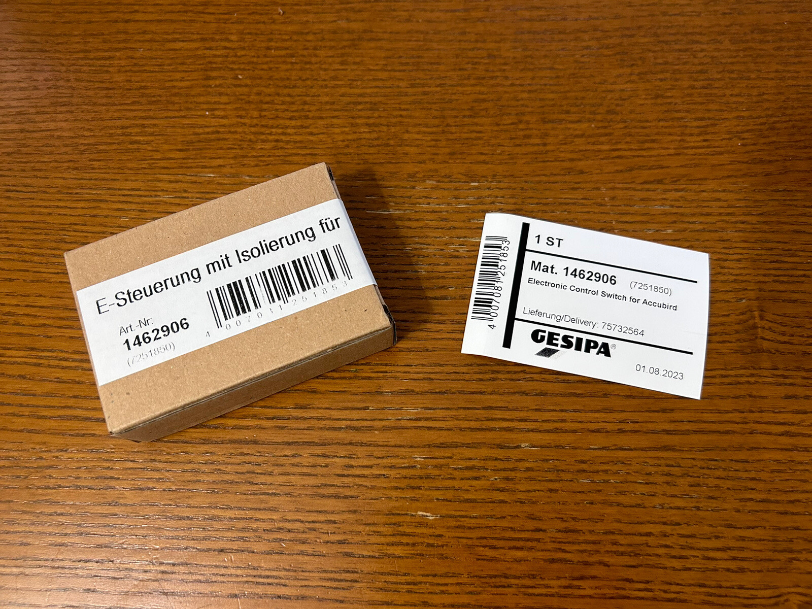 Gesipa Accubird E-Control Switch 1462906 (NEW)