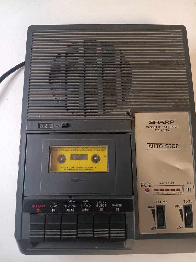 Vintage Sharp RD-767AV Cassette Player/Recorder