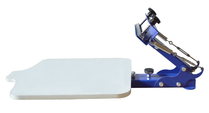 Desktop Fixed Single Color Screen Printing Machine T-shirt Press Fixed Pallet