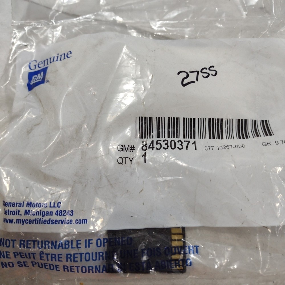 Genuine OEM GM Navigation Data Card 84530371