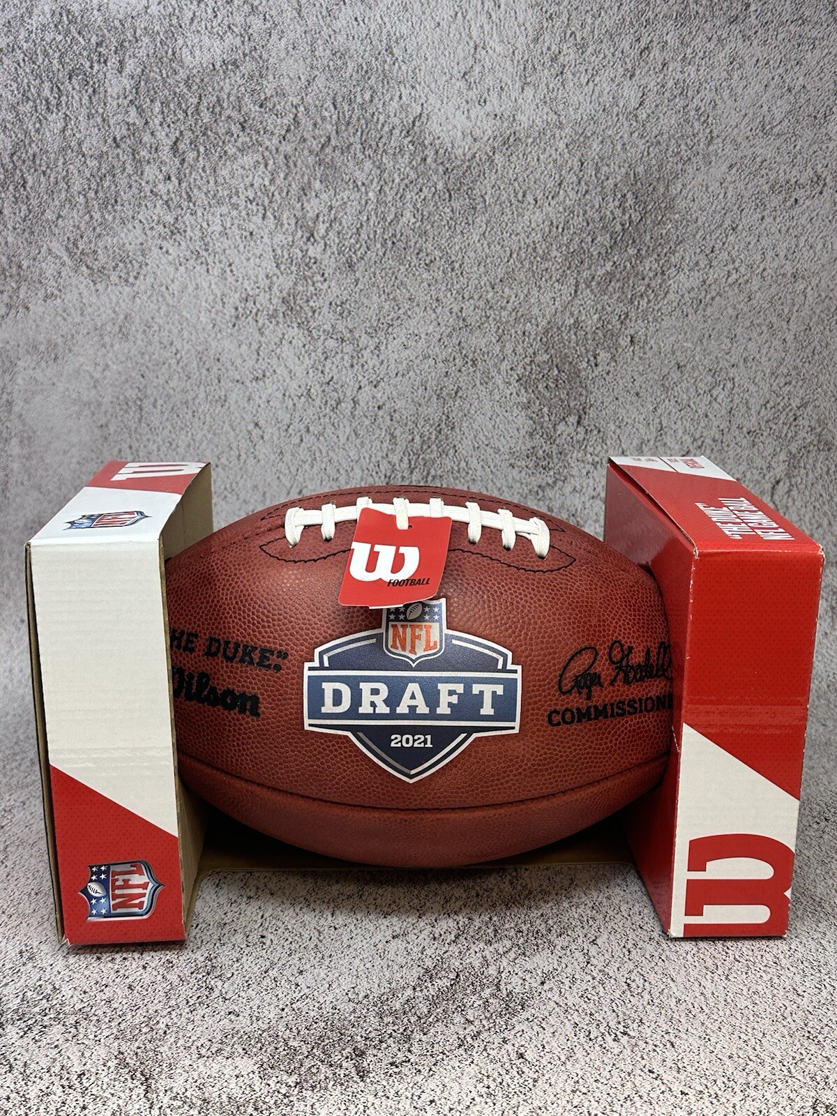 2021 NFL Draft Edition Authentic Wilson The Duke Leather Game Football