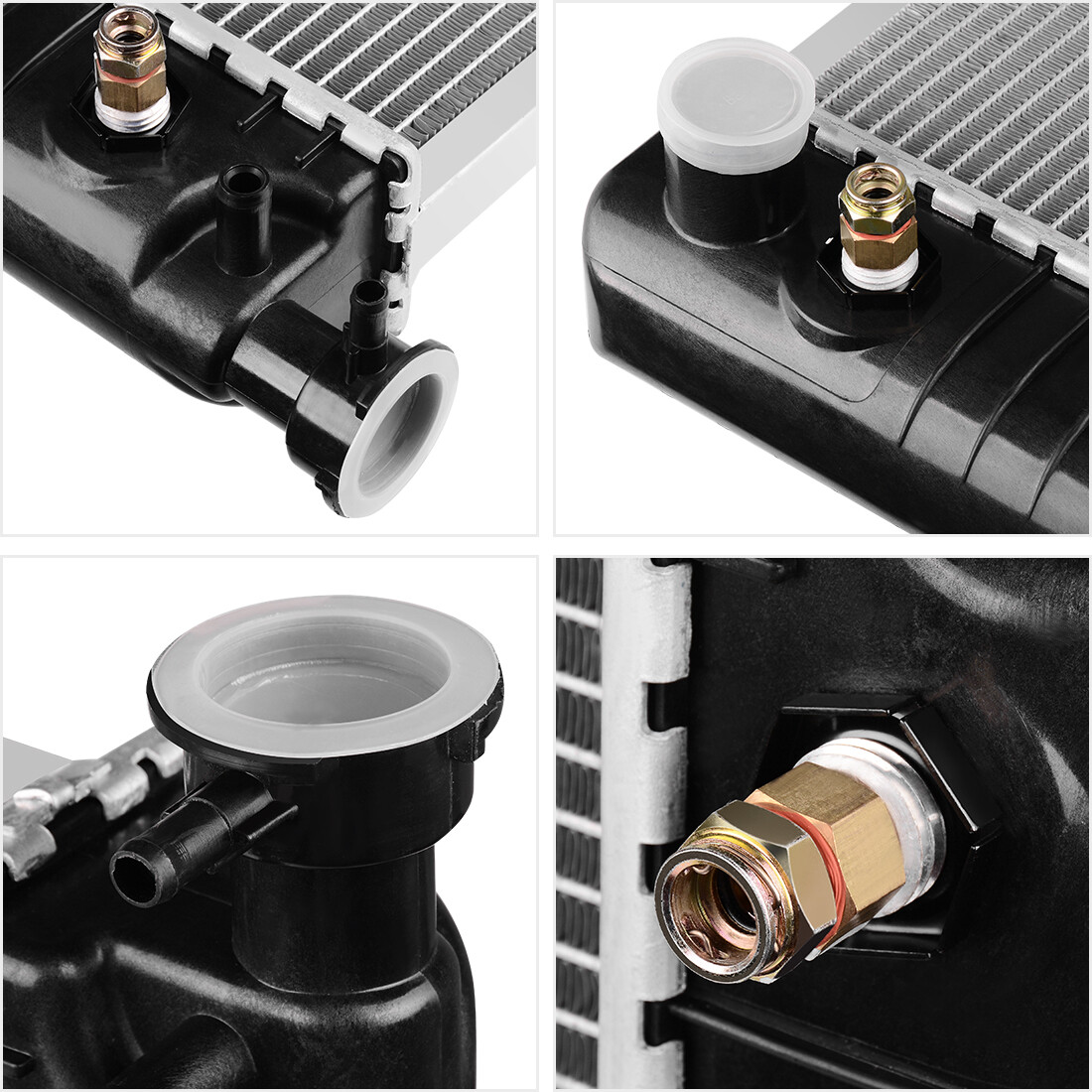 Radiator For 1994-2000 Chevy GMC C/K 1500 2500 3500 Tahoe Yukon W/ 4 Oil Coolers