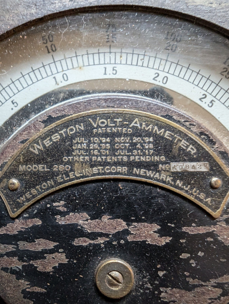 Model 280 triple-range Volt-Ammeter Instrument (H)