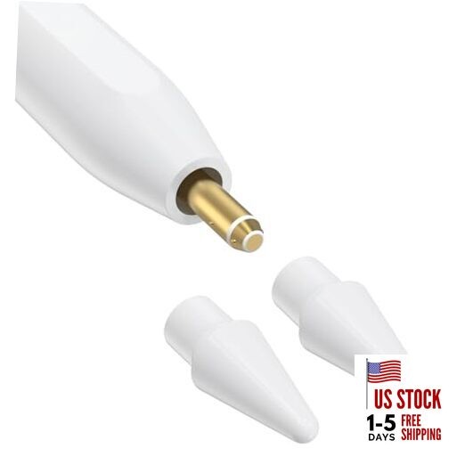 Replacement Tips Suitable for Apple Pencil Compatible with Apple Pencil 2 Pack