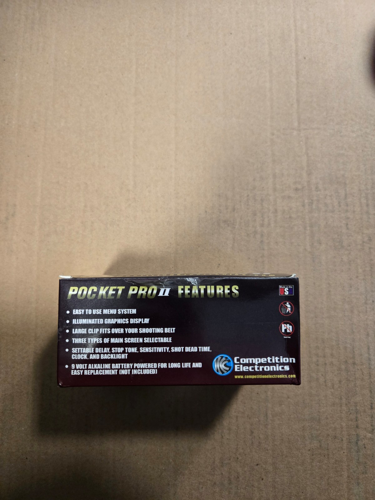 Competition Electronics Pocket Pro II Shot Timer New In Box Blue