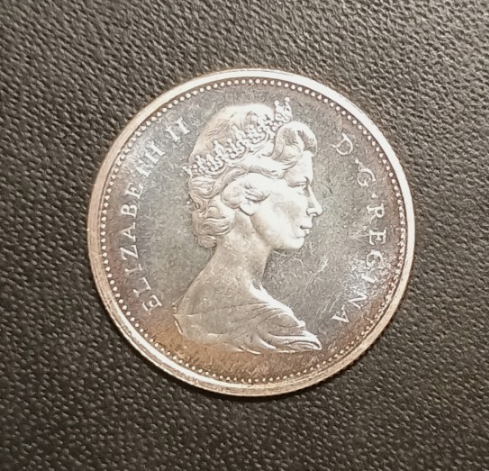 1965 Silver Canada Quarter Proof-like See Description