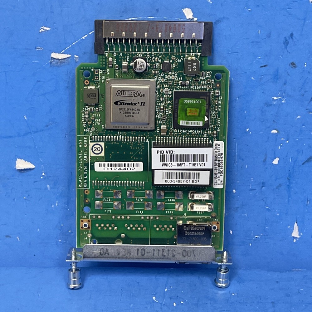 Cisco VWIC3-1MFT-T1/E1 Router Module Router Voice Module