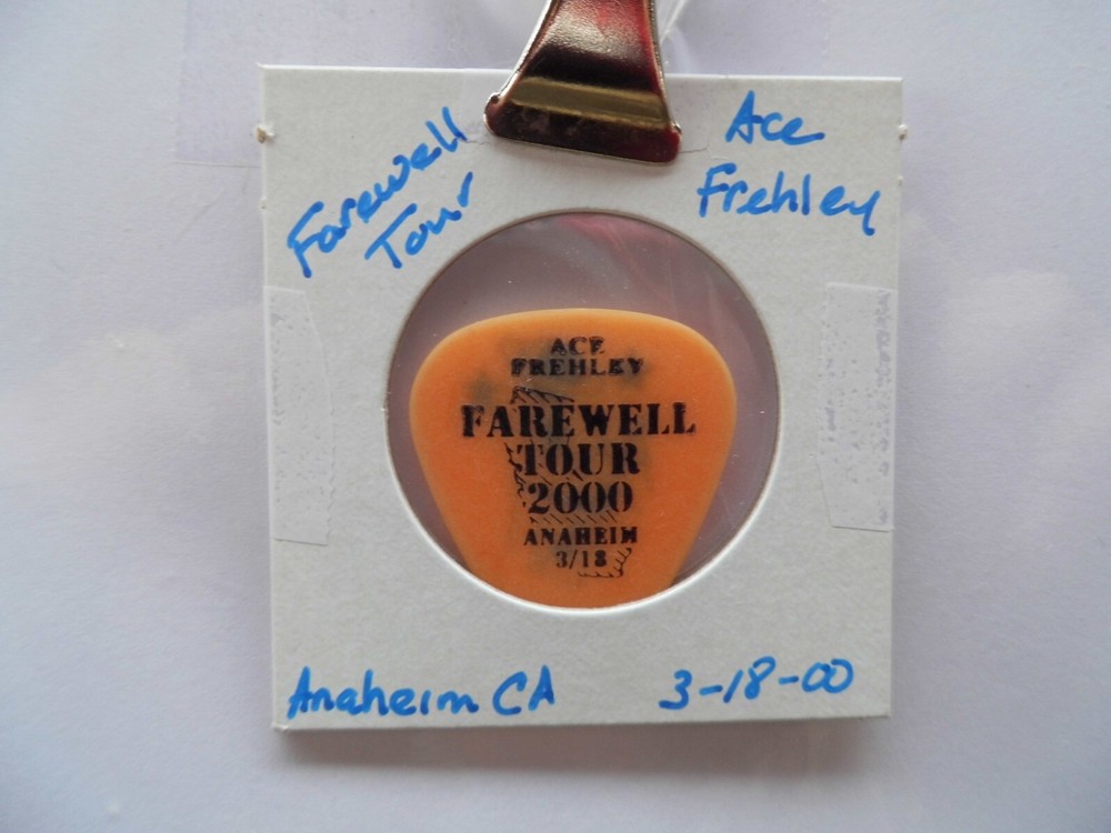 KISS "ACE FREHLEY" GUITAR PICK~3/18/00~READ DESCRIPTION (3/5)