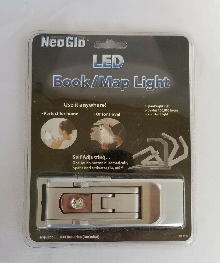 NeoGlo LED Book Map LIght New in Package