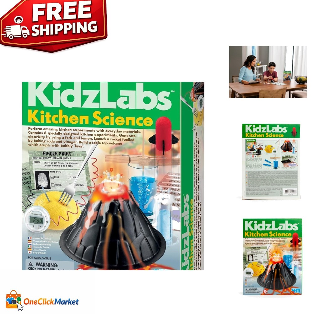 Transform Your Kitchen into a Science Lab with 4M DIY STEM Kit for Ages 8+