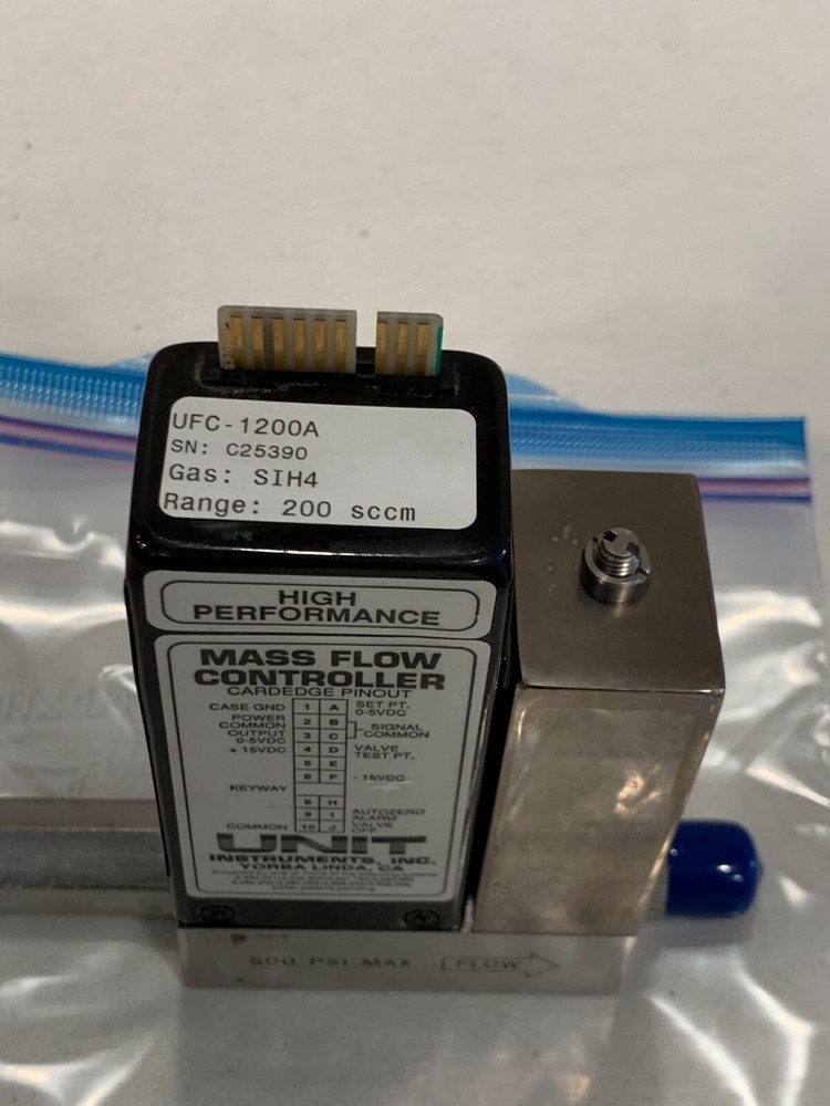 Unit Instruments High Performance Mass Flow Controller Model UFC-1100A Gas SIH4