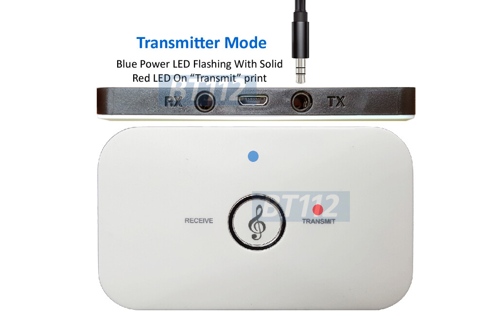 Long-Range Hybrid Bluetooth Wireless Audio Adapter W/Transmitter Receiver Mode