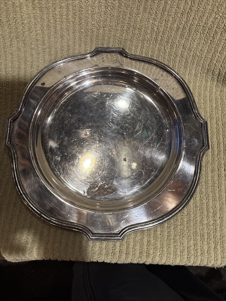 Antique Silverplate Tray Unmarked