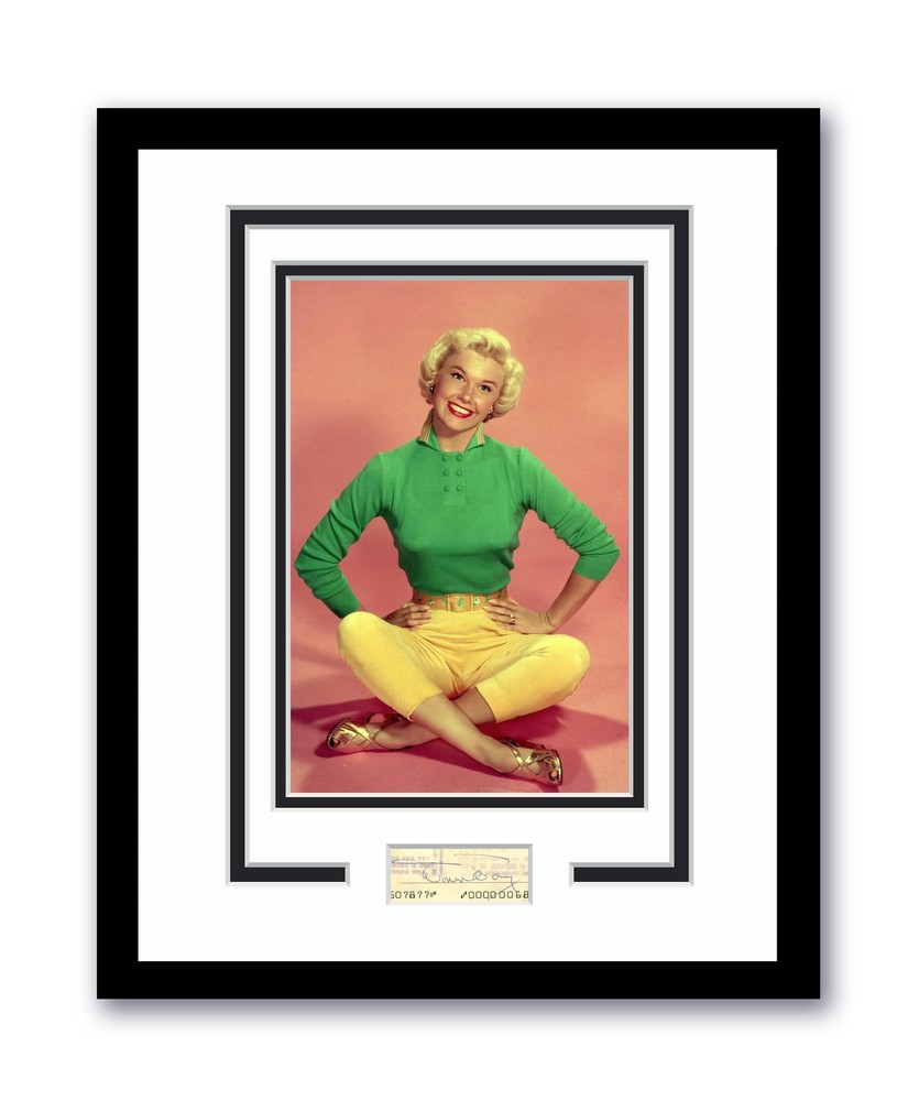Doris Day Autographed Signed 11x14 Framed Photo ACOA