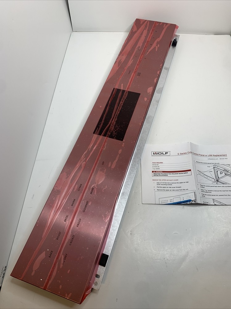 Sub-Zero Wolf E Series Oven Control Panel or UIM Replacement 829921, Stainless