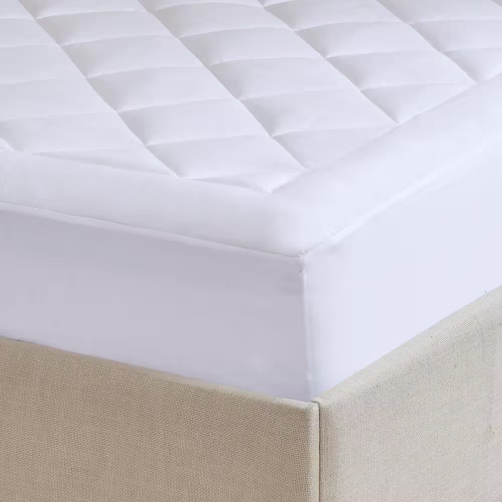 Harmony Plush Deep Pocket Waterproof Polyester King Mattress Pad