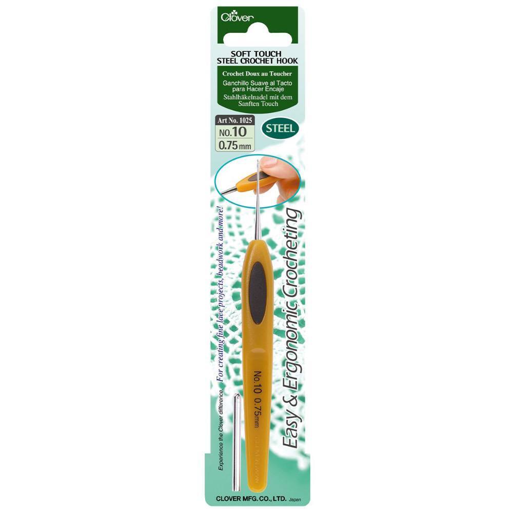 Clover, Soft Touch Steel Crochet Hook