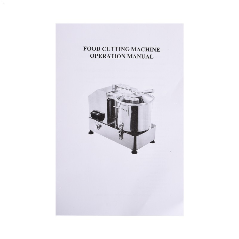 6L Commercial Food Processor Electric Vegetable Fruit Meat Cutter Food Chopper