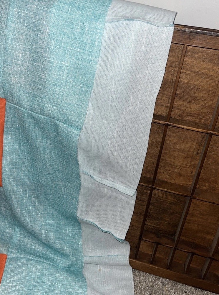 Vintage 83x70in Handmade Patchwork Quilt Starter