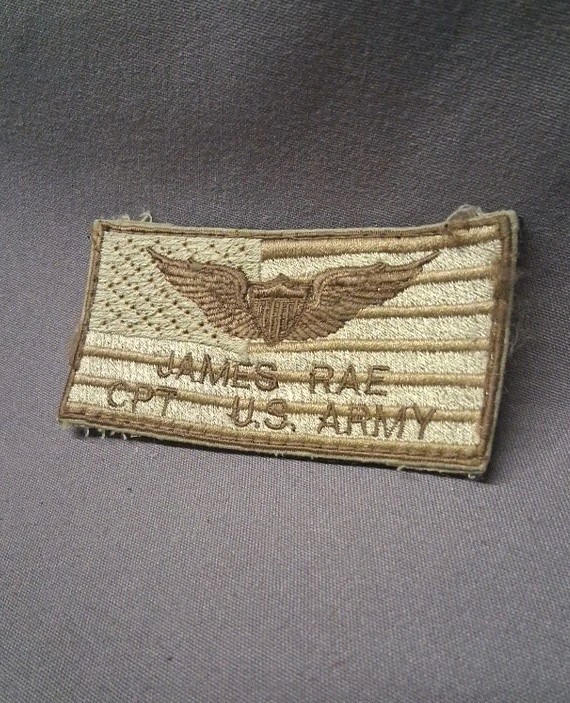 James Rae U.S. Army Patch Captain