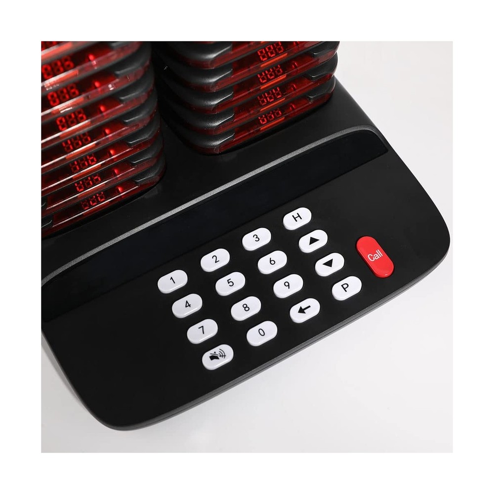 AGJ Restaurant Pager System Wireless Calling System 20 Pagers Beeper Buzzer G...