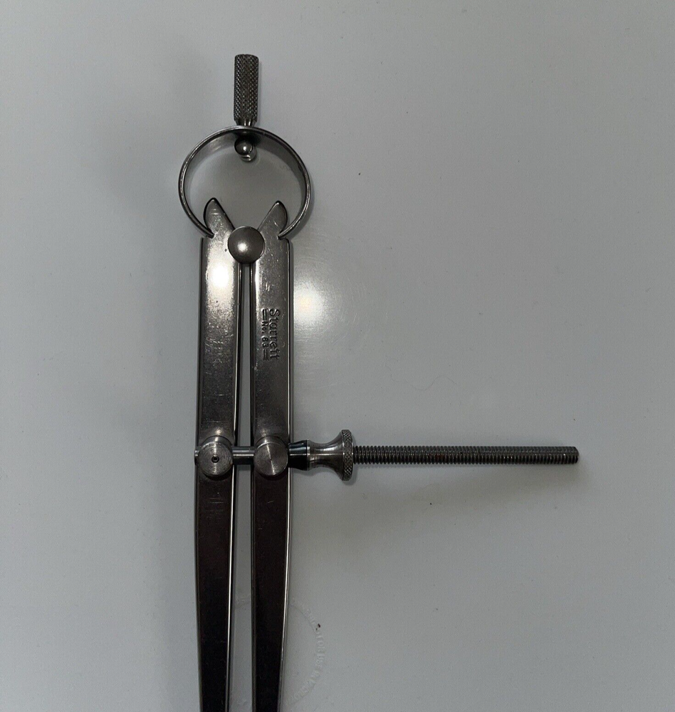 Starrett 83 Yankee Spring-Type Dividers Solid Nut leg 8.5"