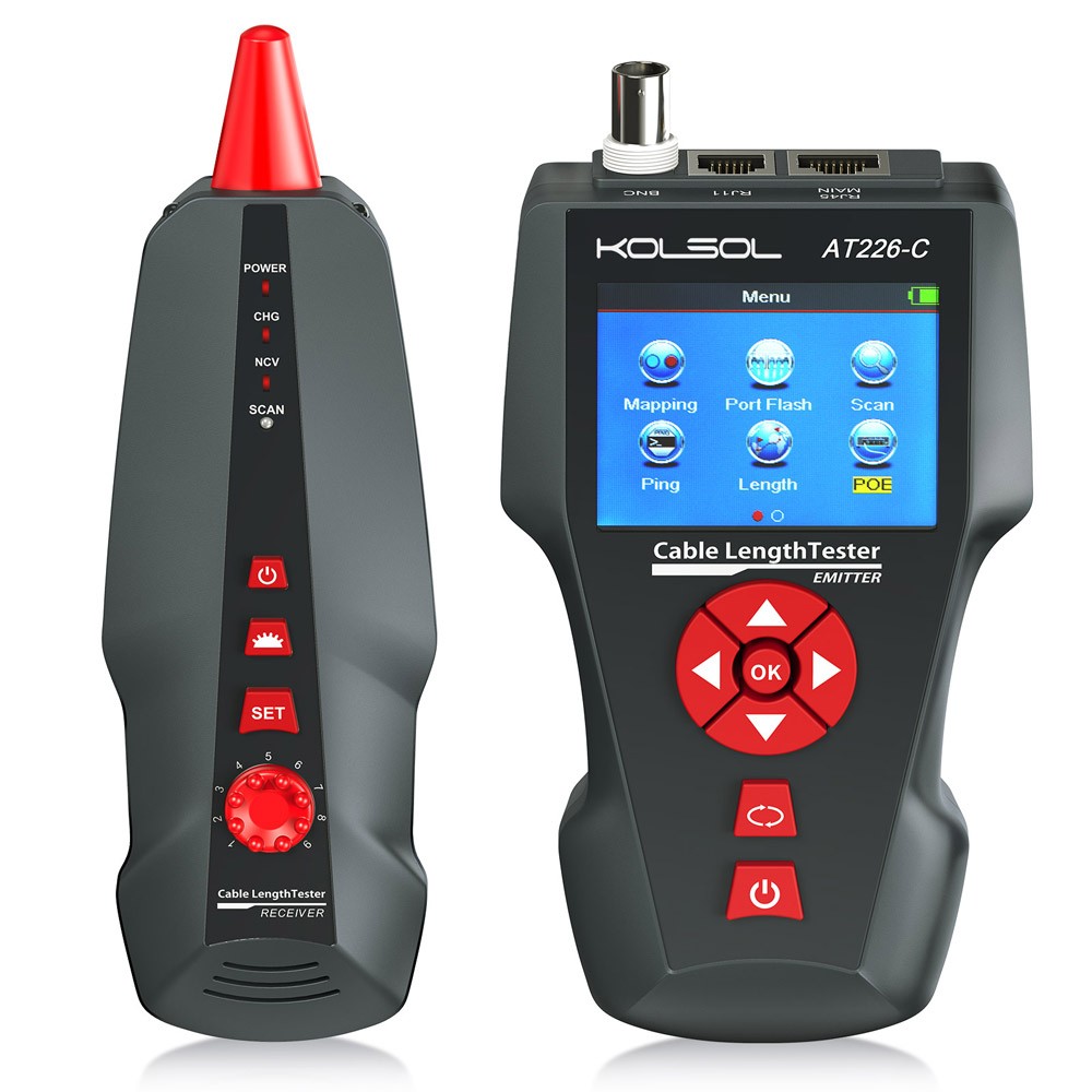 Network Cable Tester Multi-Functional LAN Ethernet RJ45 UTP Diagnose Tone Tracer