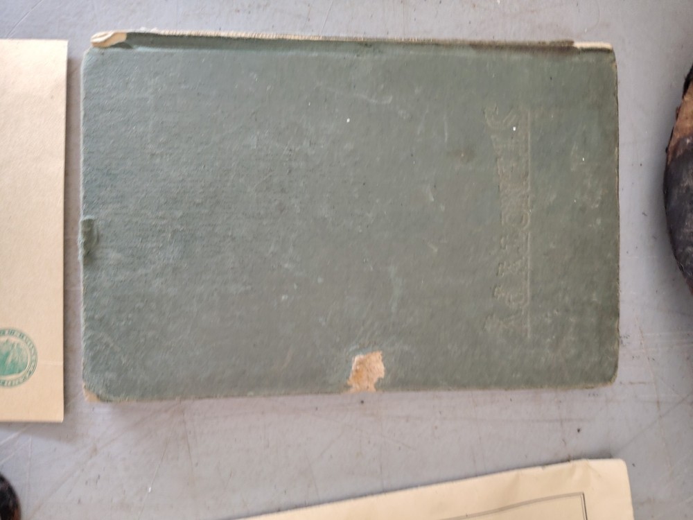 ANTIQUE STENOTYPE TYPING MACHINE WITH CASE BOOK COR