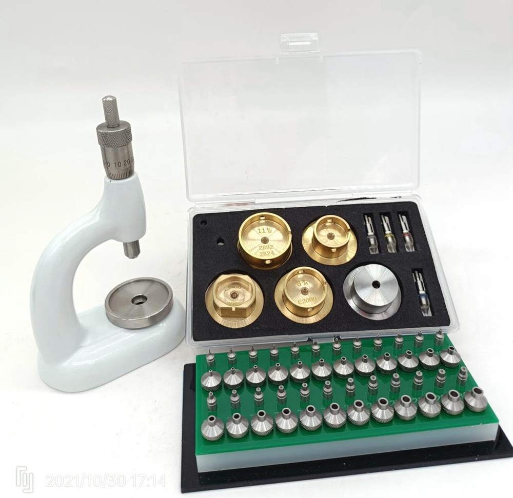 Micrometric Screw 4mm & 4mm Watch Needle Installing Fitting Watchmaker With Tool