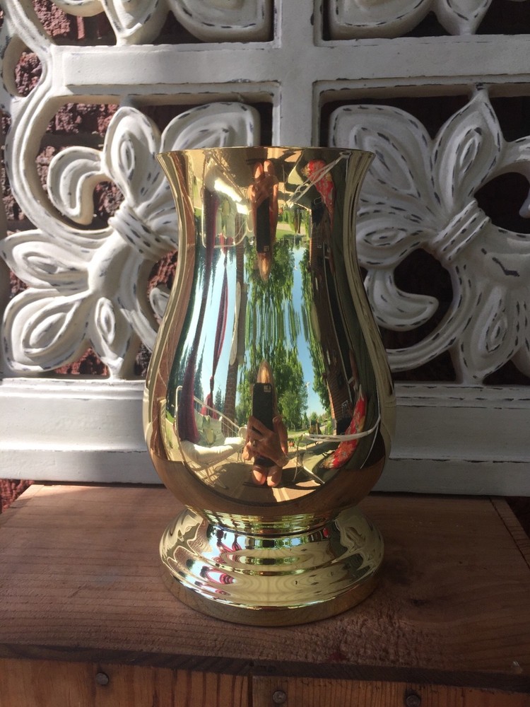 Beautiful Brass  Vase - Never Used!