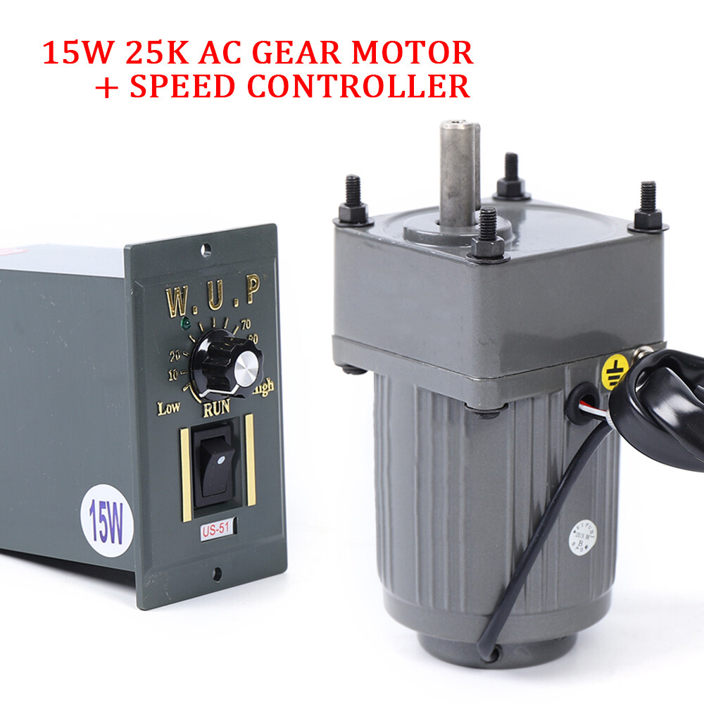 110V?15W 25K gear motor electric variable speed Reduction controller Reversible