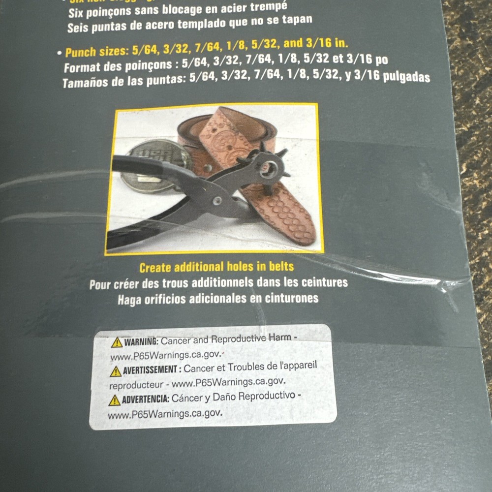 General Tools #72 Spring Tension Revolving Punch