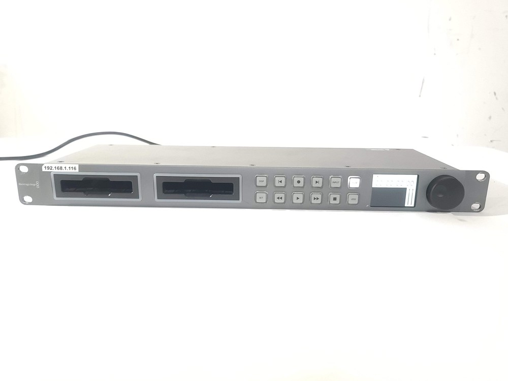 Blackmagic Design BMD-HYPERD/ST2 HyperDeck Studio 2 (C1870-255)
