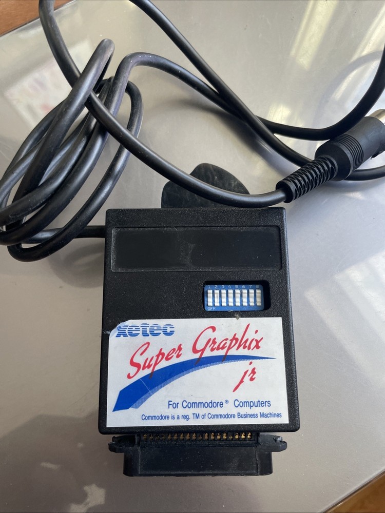 Xetec Super Graphix Jr printer interface - for Commodore computers - un tested