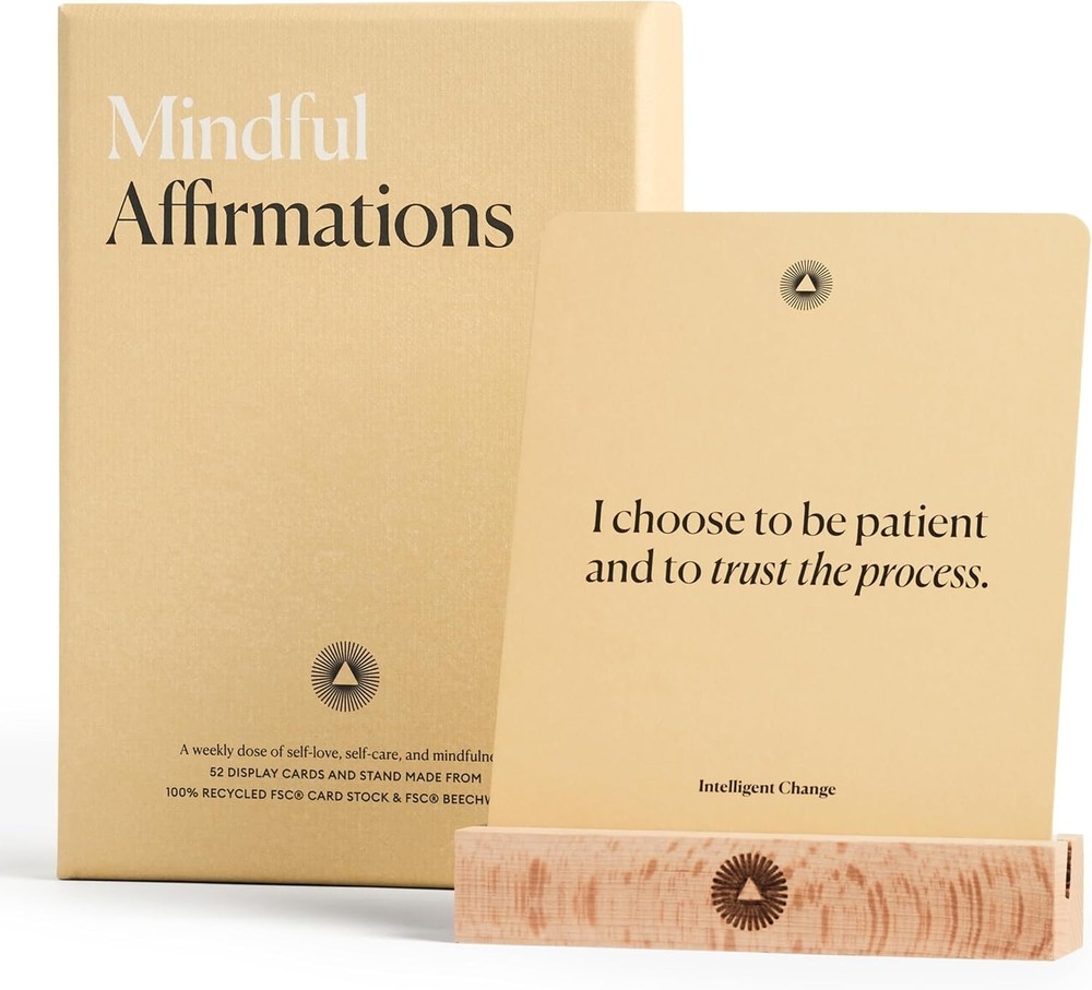 Mindful Affirmation Cards with Stand