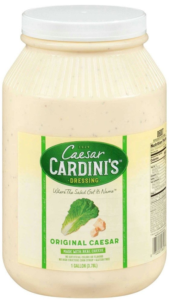 Cardinis Caesar Dressing - 1 Gallon