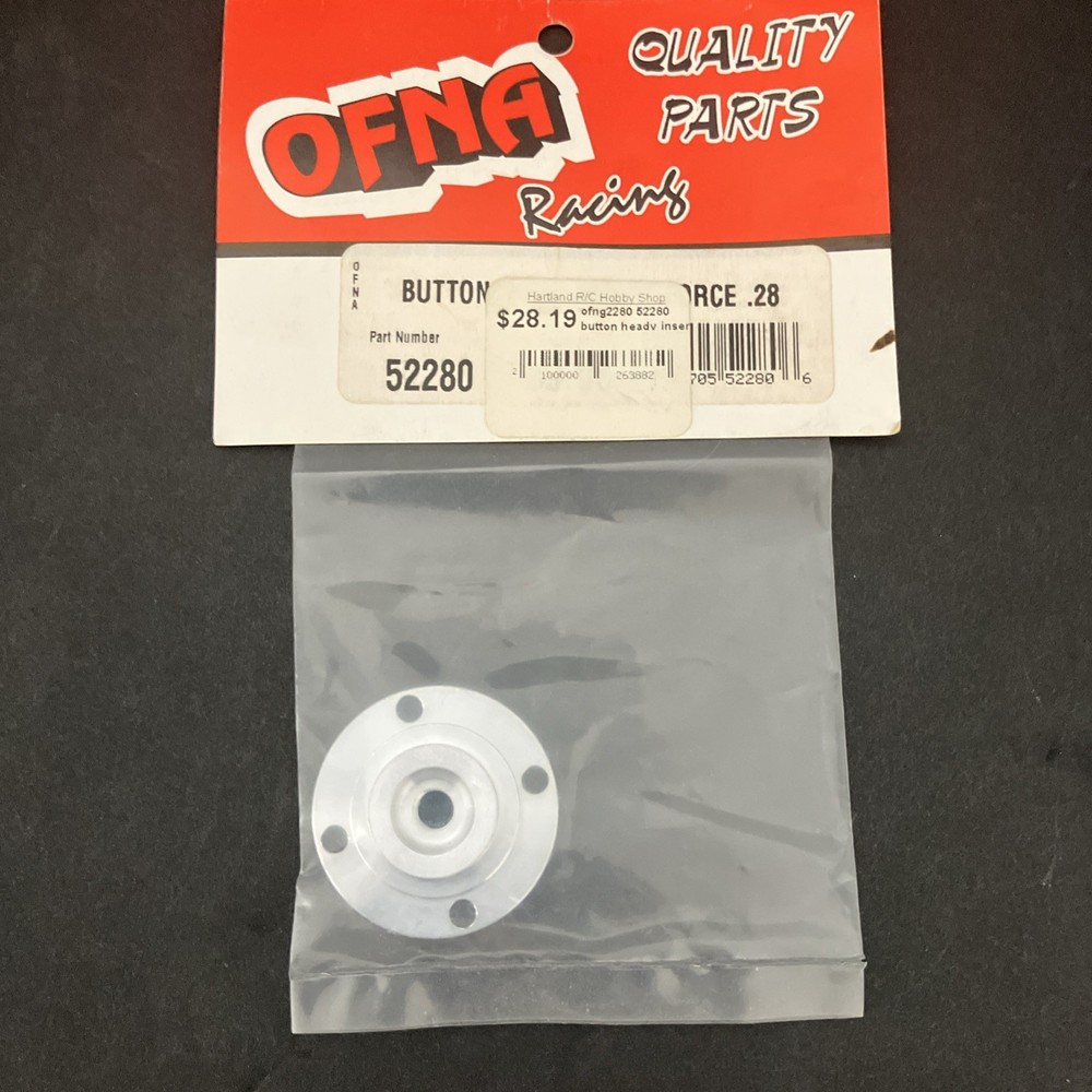 Ofna 52280 Button Head Insert Force .28 NOS NIP