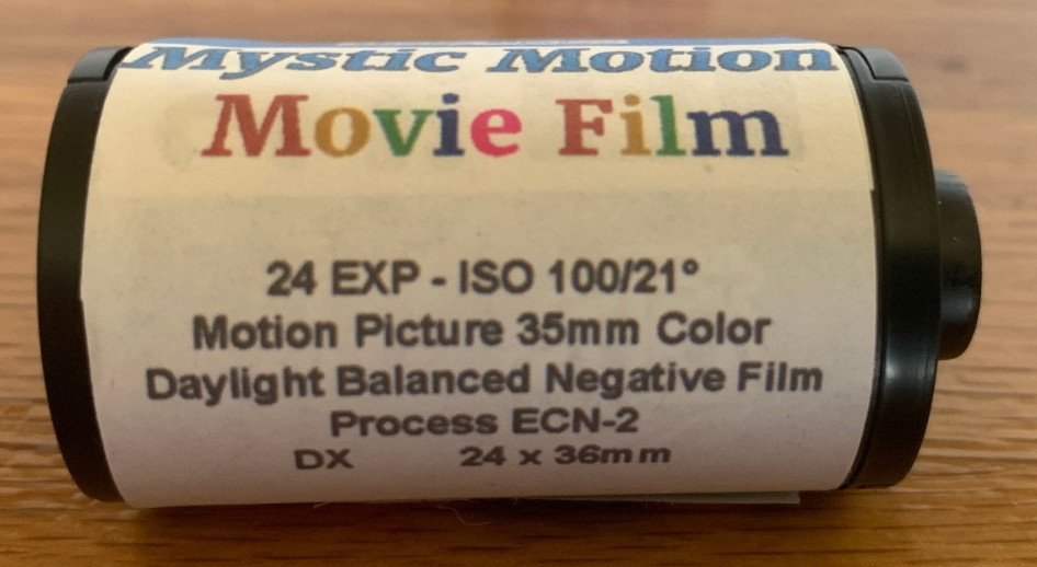 MYSTIC MOTION - 35mm Color Negative Movie Film 100D - 24 exp Process ECN-2
