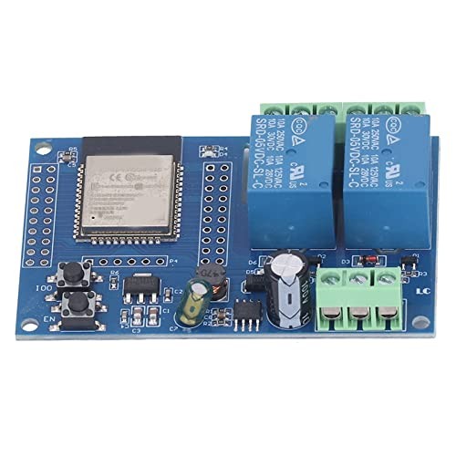 2 Channel 5V Relay Module ESP 32 4M Byte Flash Large Capacity Programmable