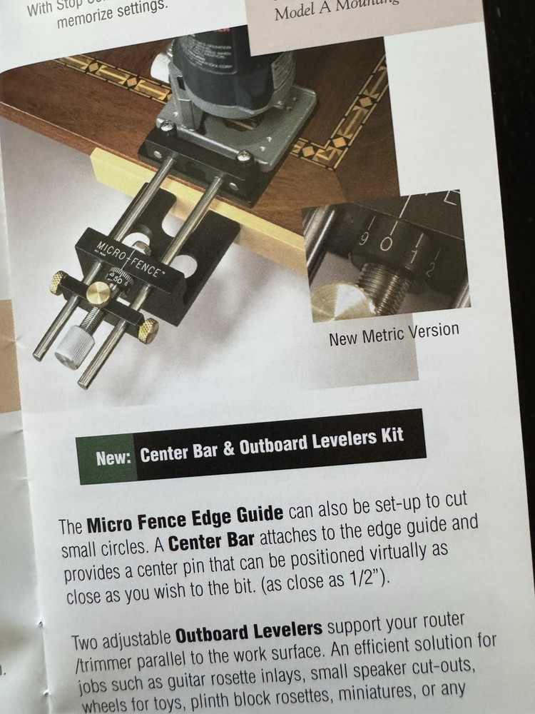 MICRO FENCE EDGE-GUIDE SYSTEM. NEW OPEN BOX