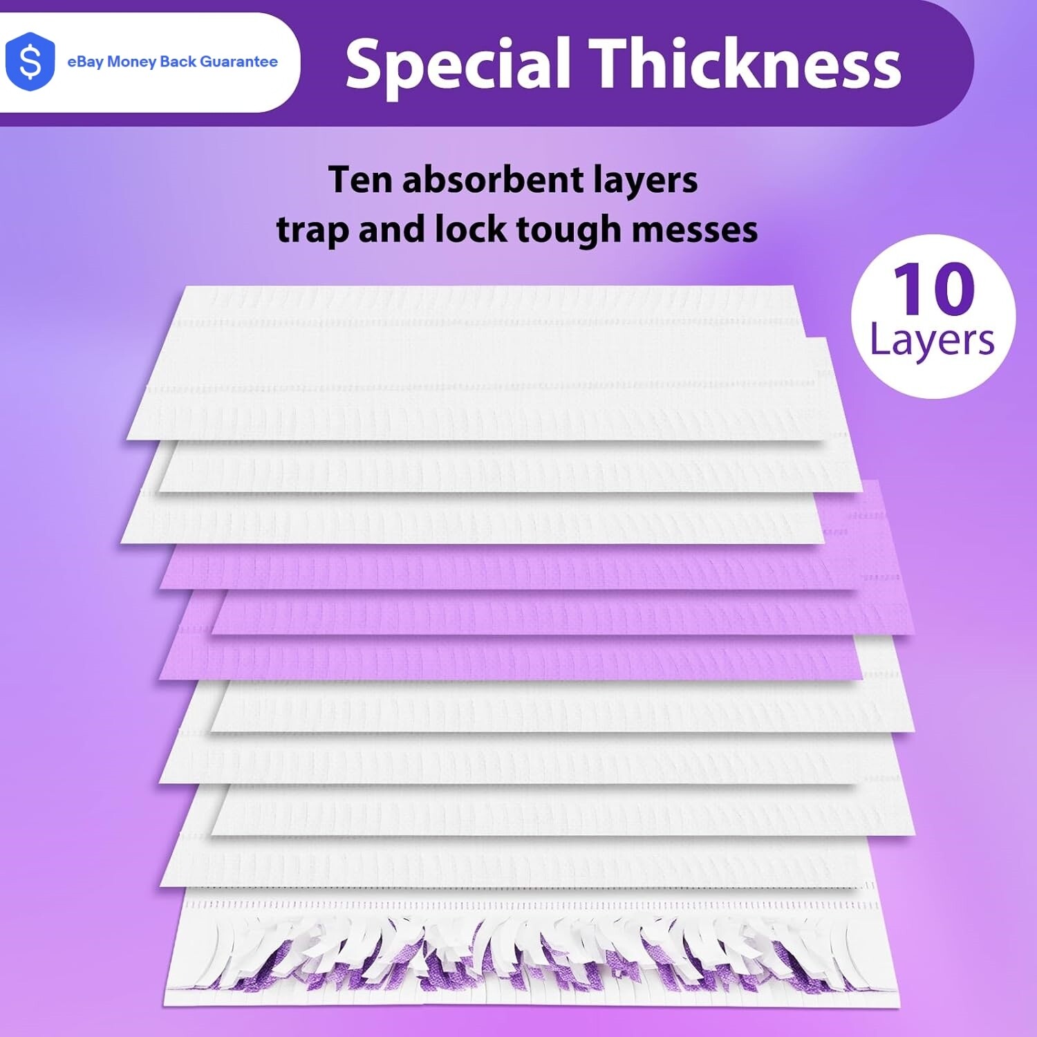 12 Count Disposable Mop Refills for Swiffer Power Mop Multi-Surface Floor Mop US