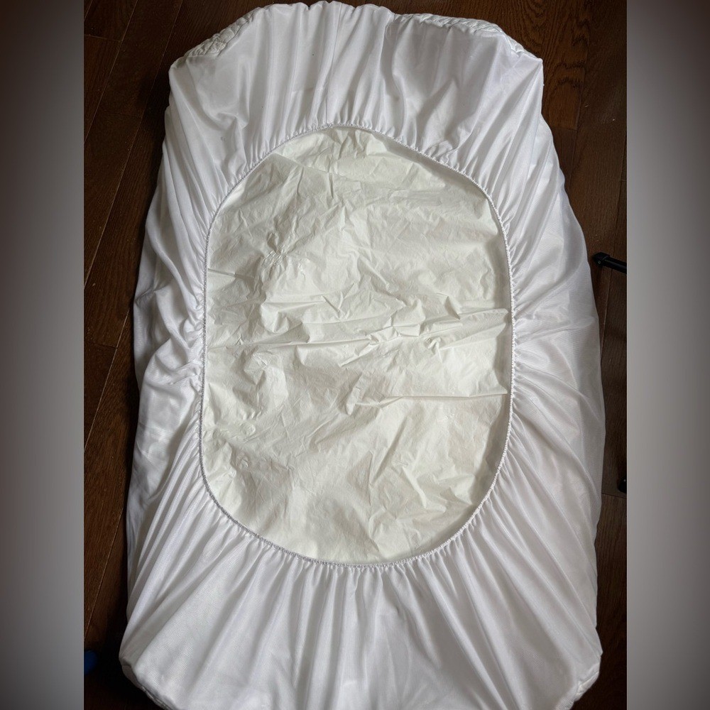 White- Fitted Crib Waterproof Mattress Protector