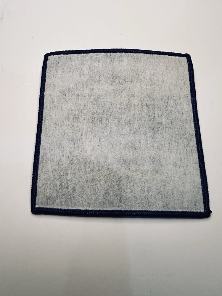 CONVULSE, WORLD WITHOUT GOD, BLUE BORDER, 4X4 INCHES, WOVEN PATCH