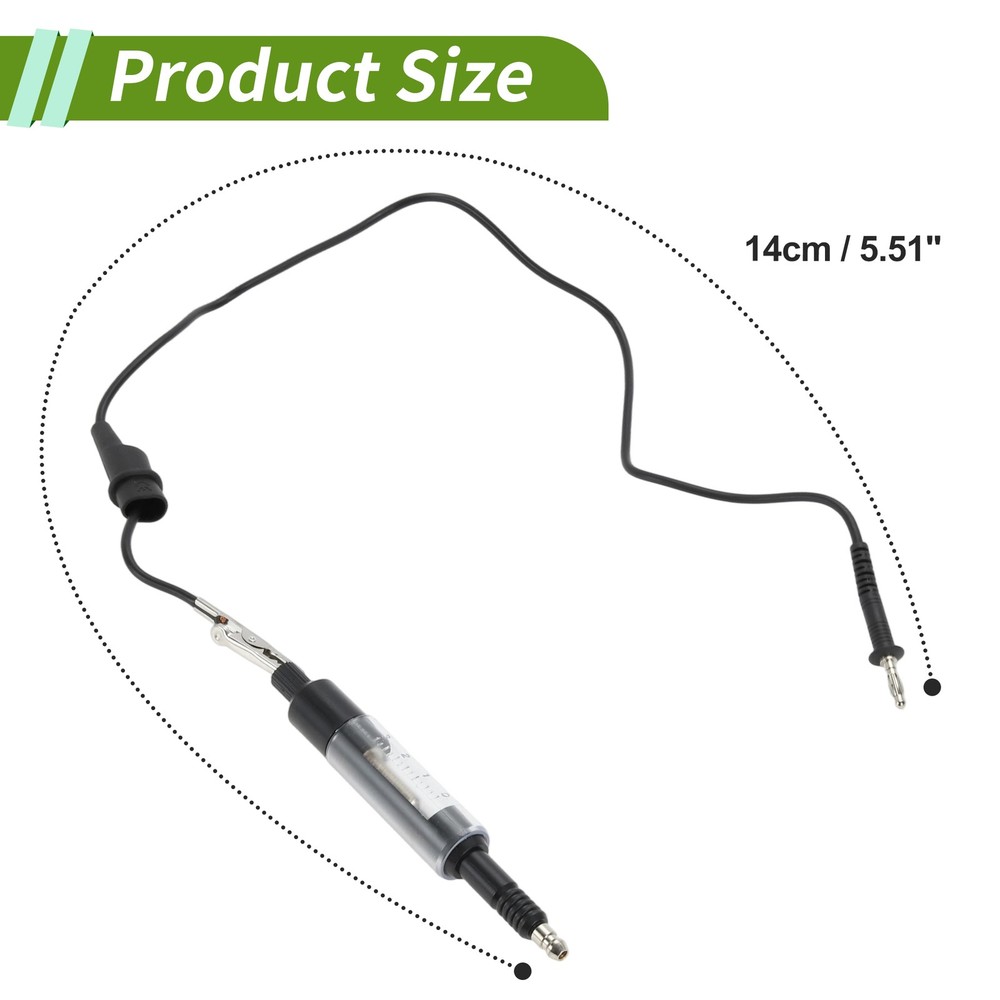 1Pc Spark Plug Tester Ignition Plastic & Metal Black Spark Plug Tester