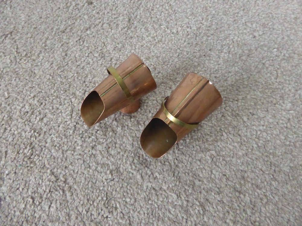 Copper & Brass Coal Scuttle Miniature 7cms Long