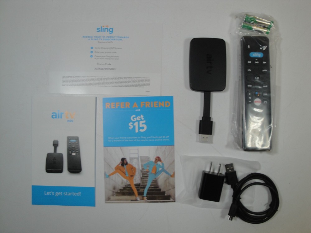 SLING AIR TV MINI DONGLE MULTI FUNCTION BLUETOOTH, REMOTE, TV TO STREAMING