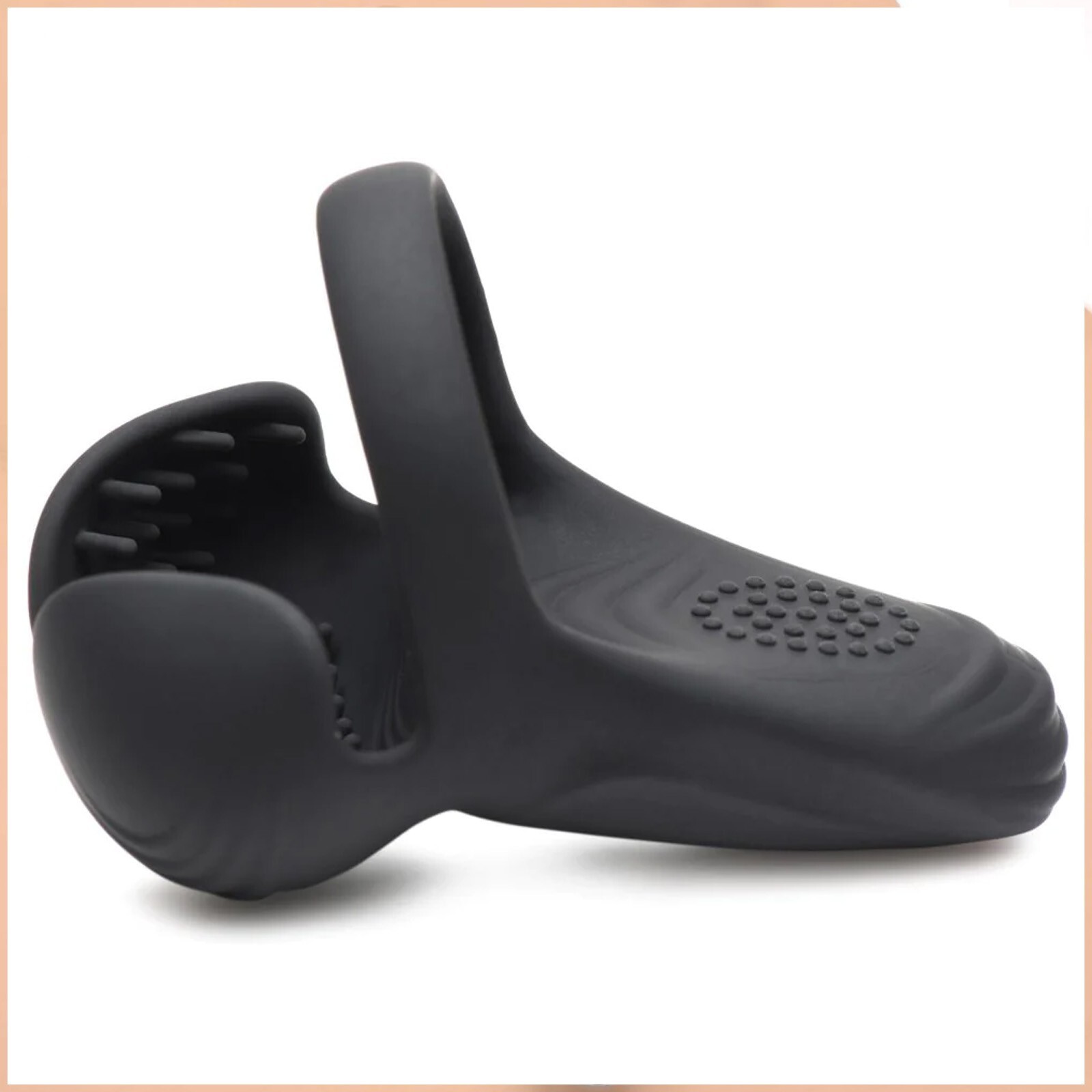 Vibrating Cock Ring Balls Massager Penis Vibrator with Remote Control for Couple