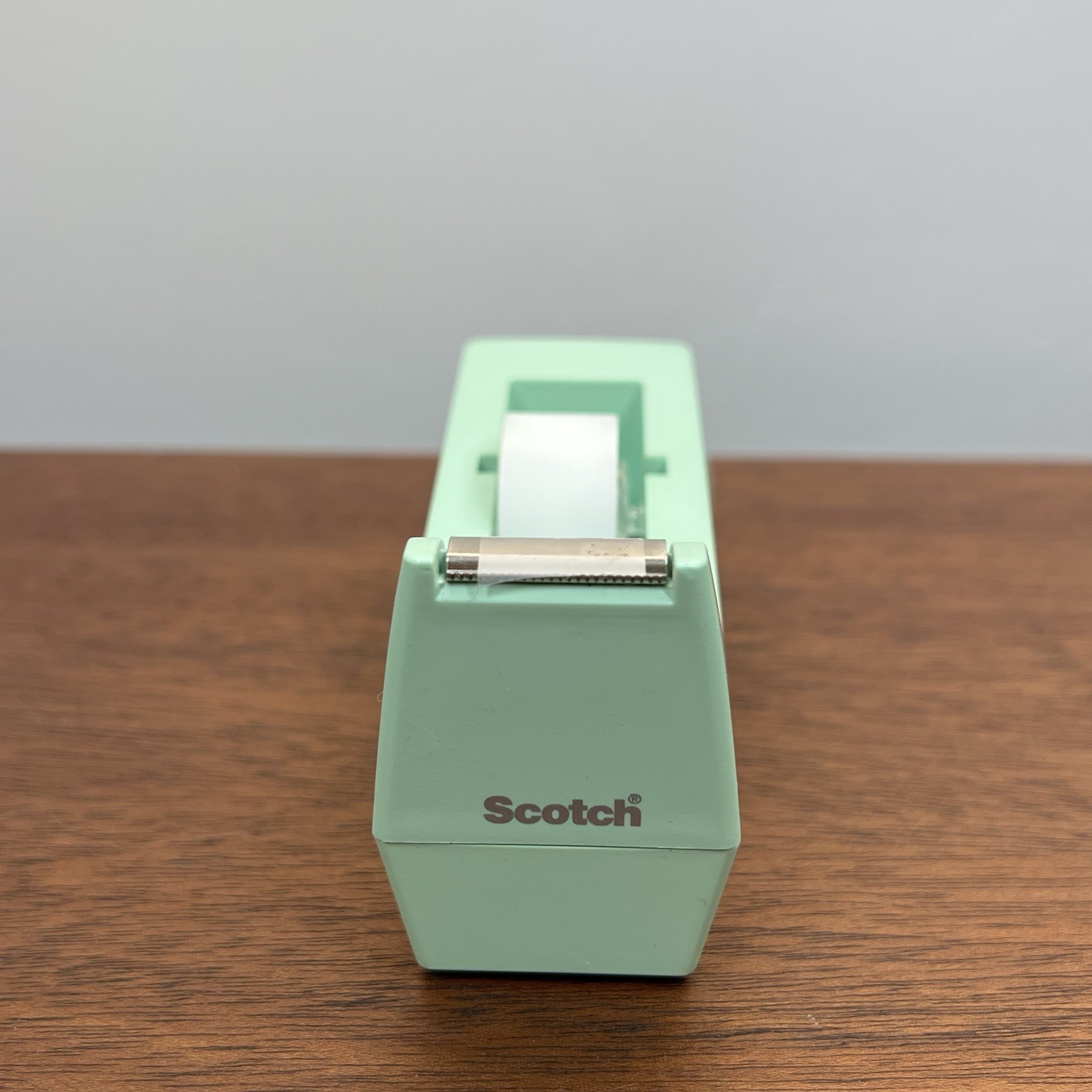 Mint Green Scotch C-38 Weighted Desk Tape Dispenser 3M USA Retro